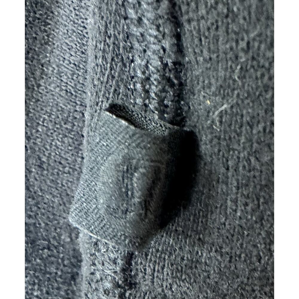 Lululemon Lab Shadow Jacket Cotton Fleece Moto Black Gold Zippers SZ XS - Picture 3 of 6